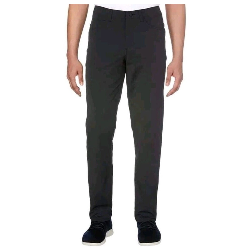 Kirkland Signature Mens 5‎ Pocket Performance Pant, Black, 32 x 30, New